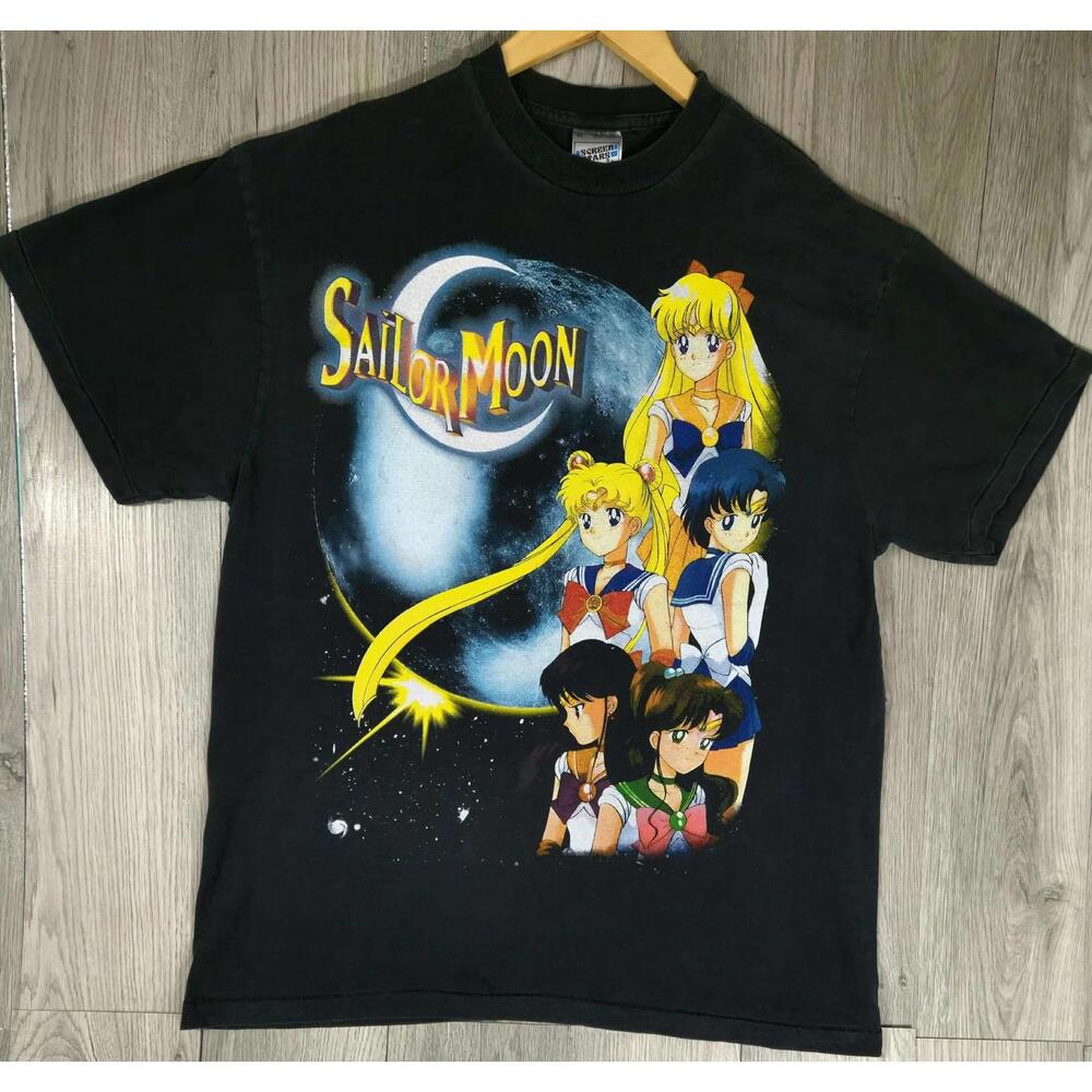 Vintage Sailor Moon Anime (XL) Screen Stars Single Stitch Reprint Shirt #5